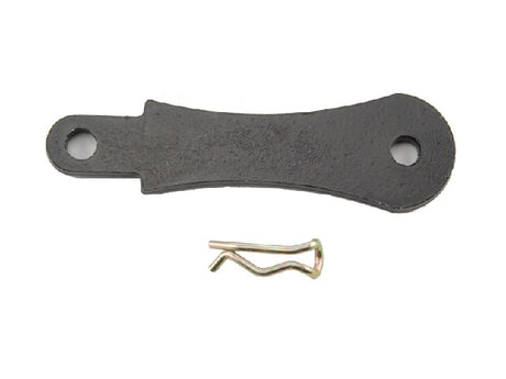 Windschutzscheibenverriegelungsplatte für Yepp Mini Aluminium Schwarz