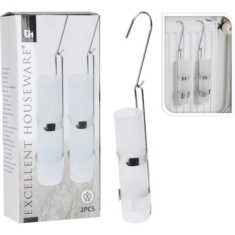 Excellent Houseware Wasserverdunster-Set aus 2-teiligem Glas