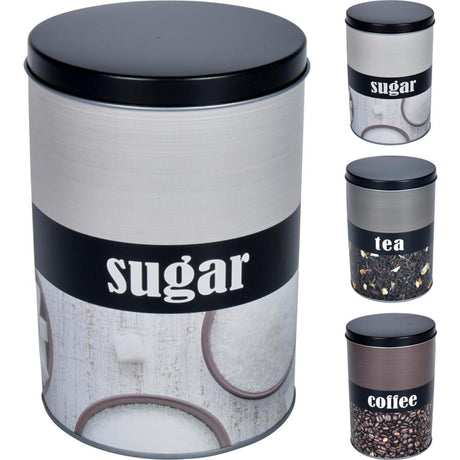 Ausgezeichnete Aufbewahrungsdose für Haushaltswaren, Kaffee, Tee, Zucker, Maße: 10,5 x 15 cm