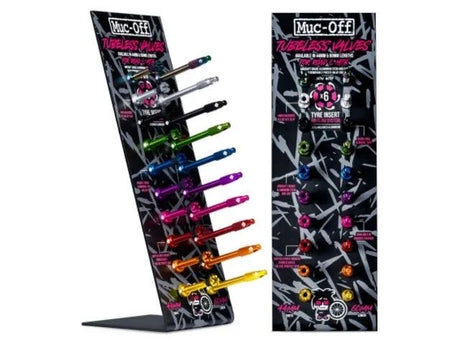 Muc-off Display Tubeless-Ventilständer inkl. Ventile