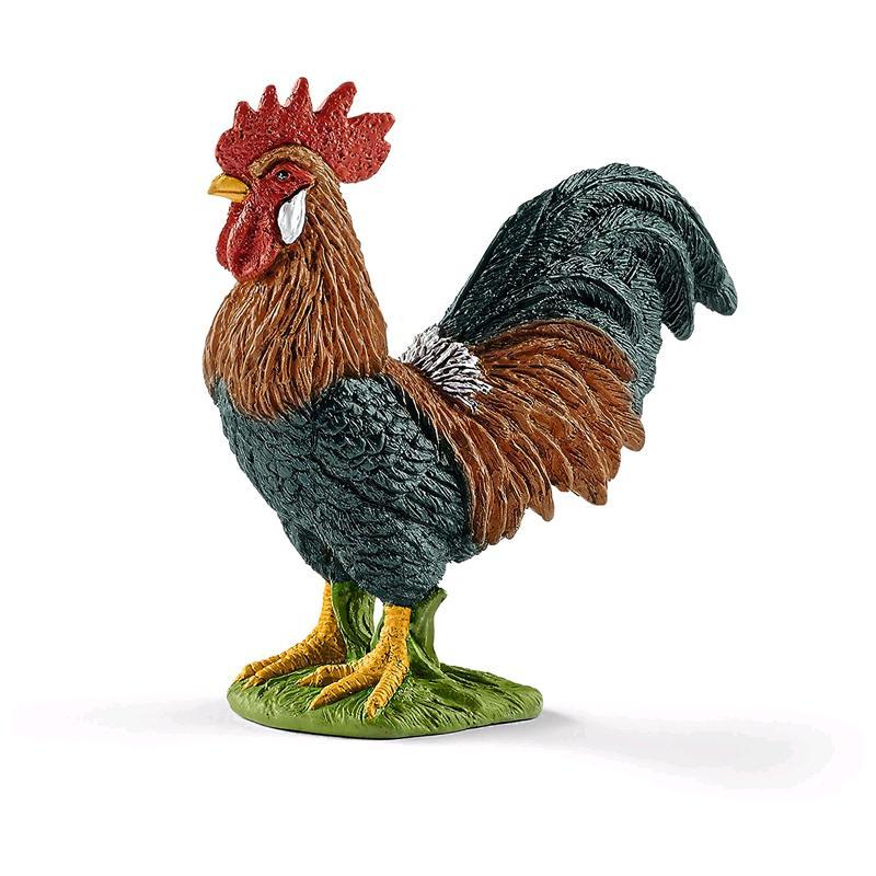 Schleich Farm World Hahn. 5,5x6cm. 3+