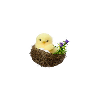 Küken im Nestschaum 4-fach sortiert Ostern | 24 Stück