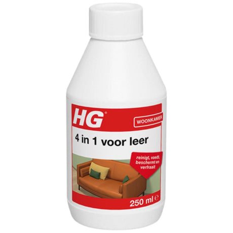 Hg 4 in 1 für Leder | reinigt, pflegt, schützt und pflegt Leder 250 ml