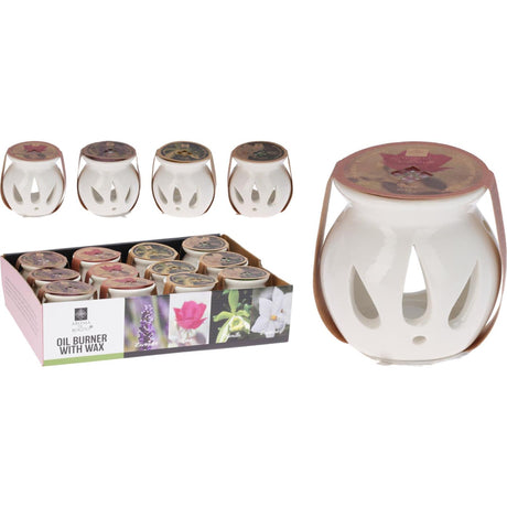 Duftlampe für den Heimgebrauch mit Duftwachs, Vanille-, Lavendel-, Rosen- oder Jasminduft