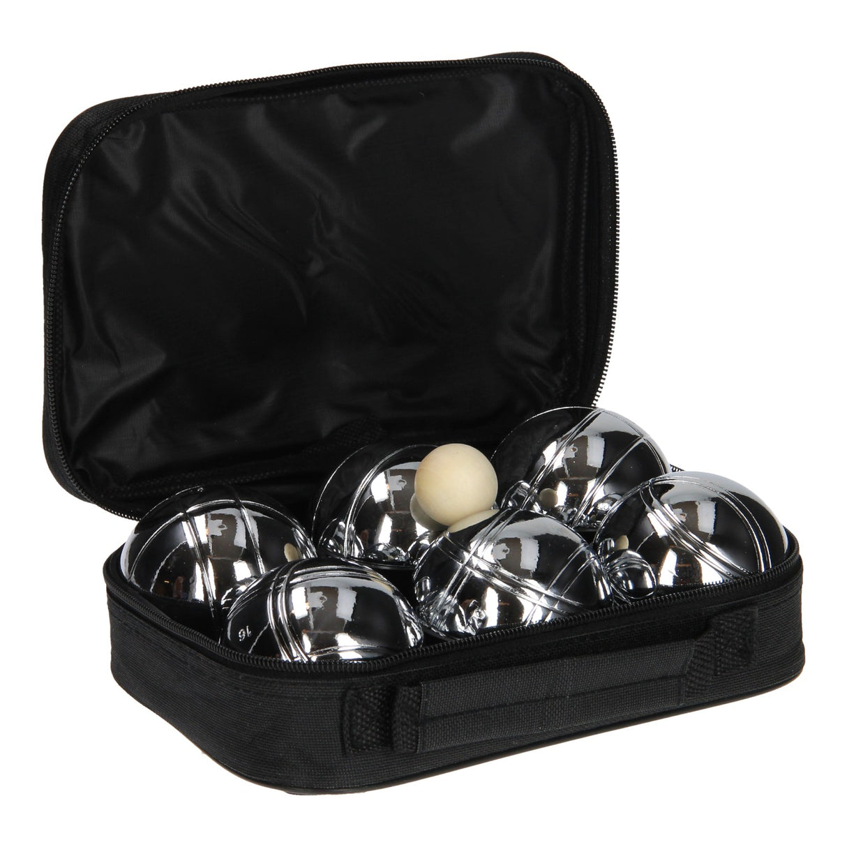 Engelhart Jeu de Boules 6 Metallkugeln im Beutel