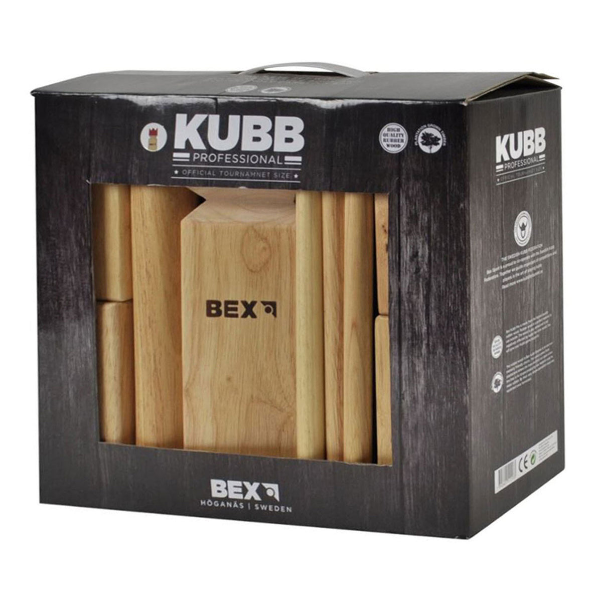 Kubb Pro Gummiholz