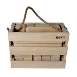 Kubb in Holzkiste