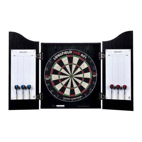 Abi-Holz-Cnet mit Sisal-Dartscheibe inkl. Dart-Set