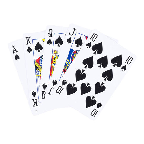 Longfield Spielkarten 100 % Kunststoff, 2 Sets in Kunststoffbox Poker Bridge