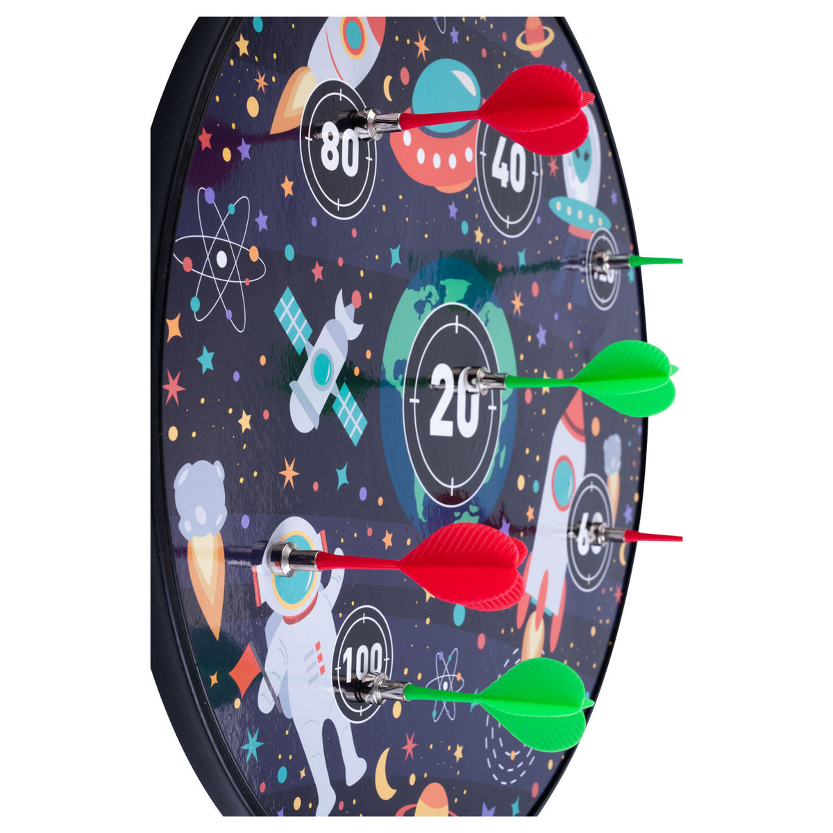 Magnetische Dartscheibe doppelseitig – Space