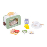 Holztoaster mit Timer