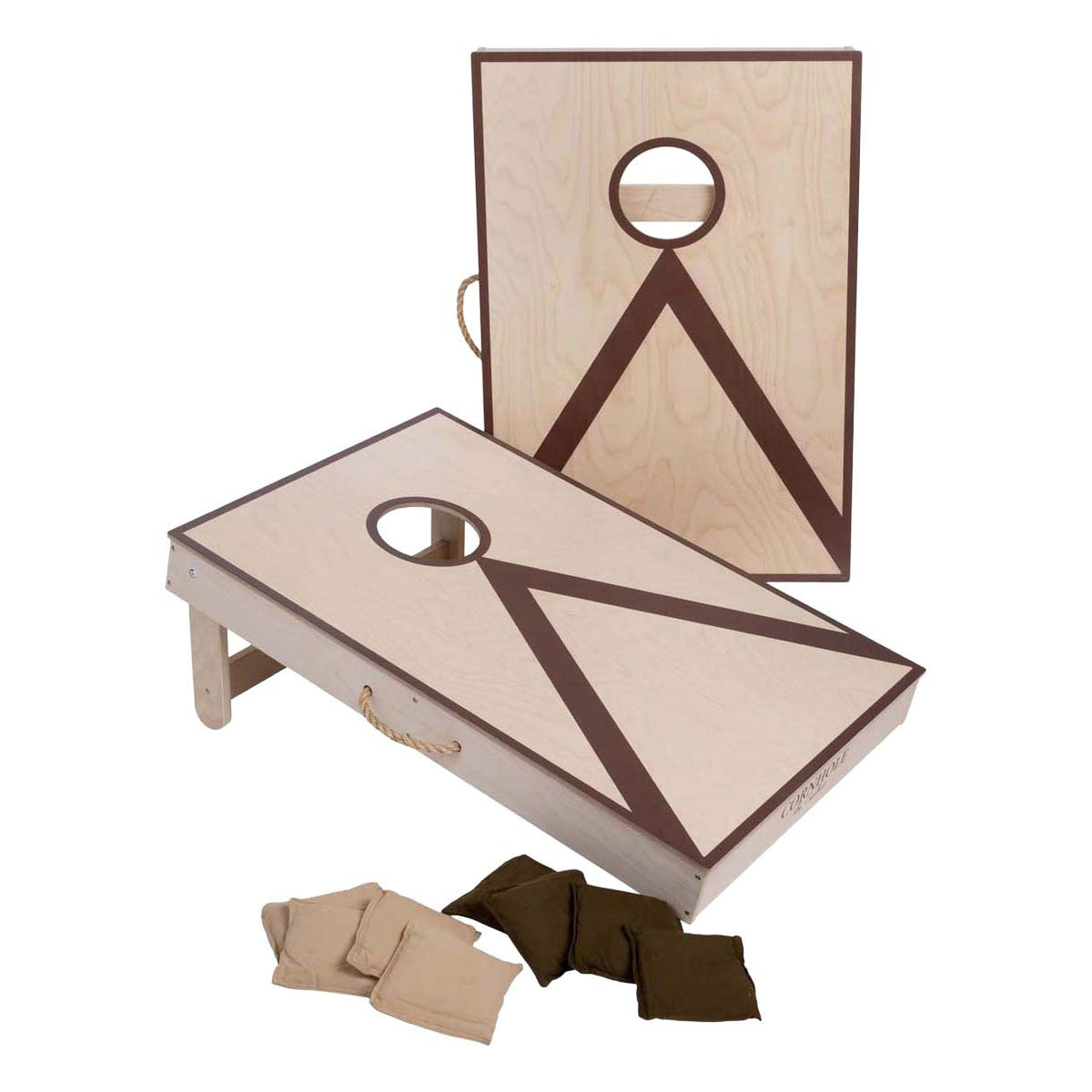 Cornhole-Doppelwurfspiel 90x60cm - 2x4 Beutel
