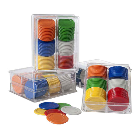 Longfield fiches 25mm 240 stuks verschillende kleuren