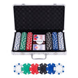 Pokerset im silbernen Koffer – 300 Chips