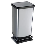 Rotho Paso Treteimer 40l Silbermetallic