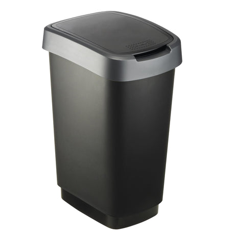 Rotho Twist Abfallbehälter 25l schwarz