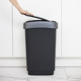 Rotho Twist Abfallbehälter 25l schwarz
