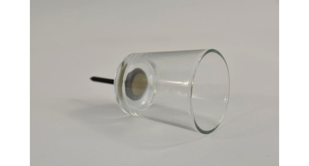Waxineglas steker recht 5,5x6,5cm helder 24stuks
