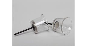 Waxineglassteker 24 stuks 7x5x5cm helder