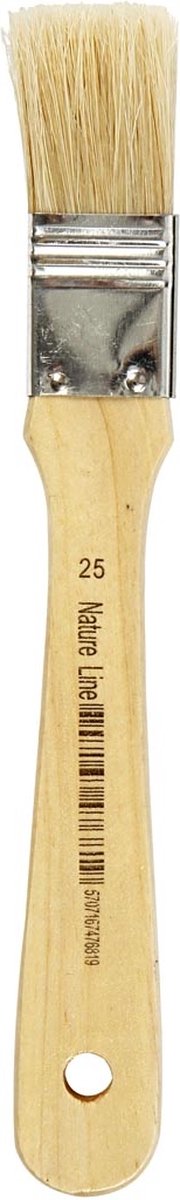 Creativ Company Lack-Lackpinsel, L: 18,5 cm, B: 25 mm, flach, 12 Stück 1 Box
