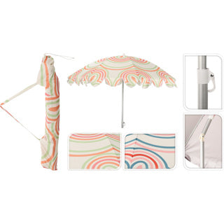 Strandschirm 160 cm 2 sortiert | 2 Stk
