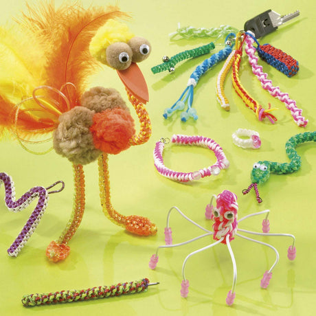 Totum Filofun kreative Basteldrähte 50 Stück – Scoobidoo Universal-Hobbydrähte – kreatives Bastelspielzeug
