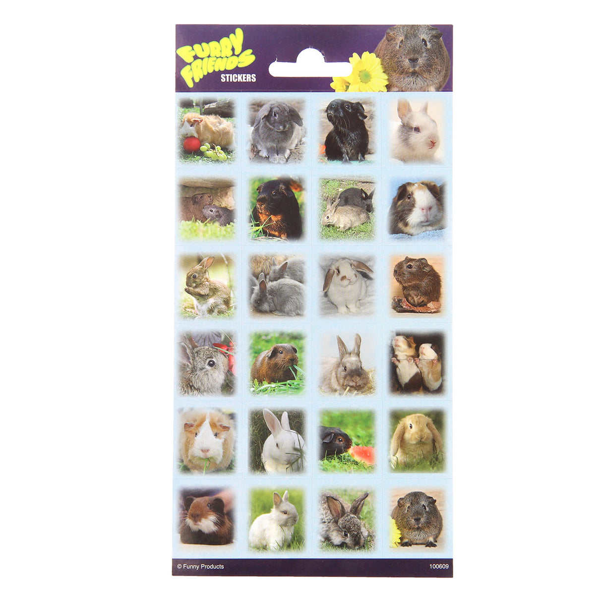 Totum Stickerbogen flauschige Freunde