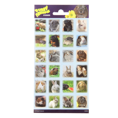 Totum Stickerbogen flauschige Freunde