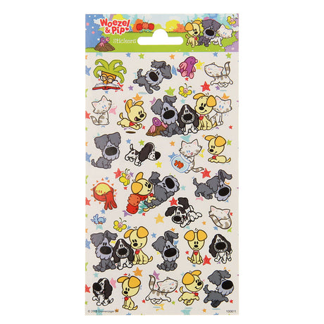 Totum Stickerbogen Woezel Pip
