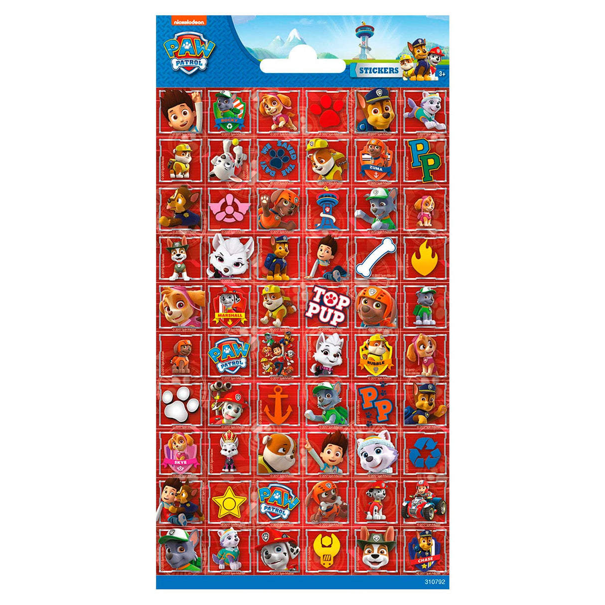 Totum-Aufkleberbogen Paw Patrol