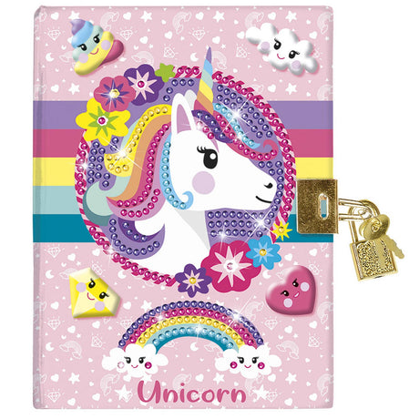 Totum Einhorn geheimes Tagebuch mit Schloss, Freundebuch | Geheimes Tagebuch, Diamantmalerei, Kunsthandwerk | Geschenktipp für Spielzeugmädchen