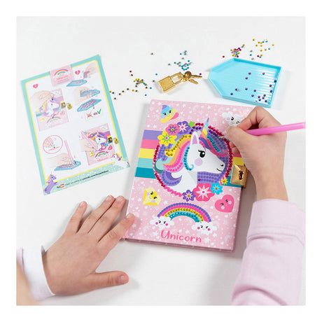 Totum Einhorn geheimes Tagebuch mit Schloss, Freundebuch | Geheimes Tagebuch, Diamantmalerei, Kunsthandwerk | Geschenktipp für Spielzeugmädchen