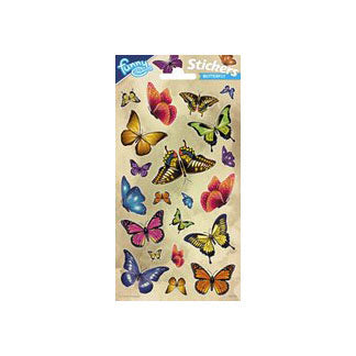 Totum Stickerbogen Glitzer – Schmetterlinge