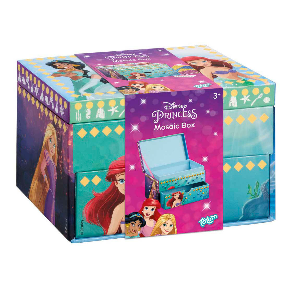 Herstellung einer Totum Disney Princess Mosaik-Schmuckschatulle