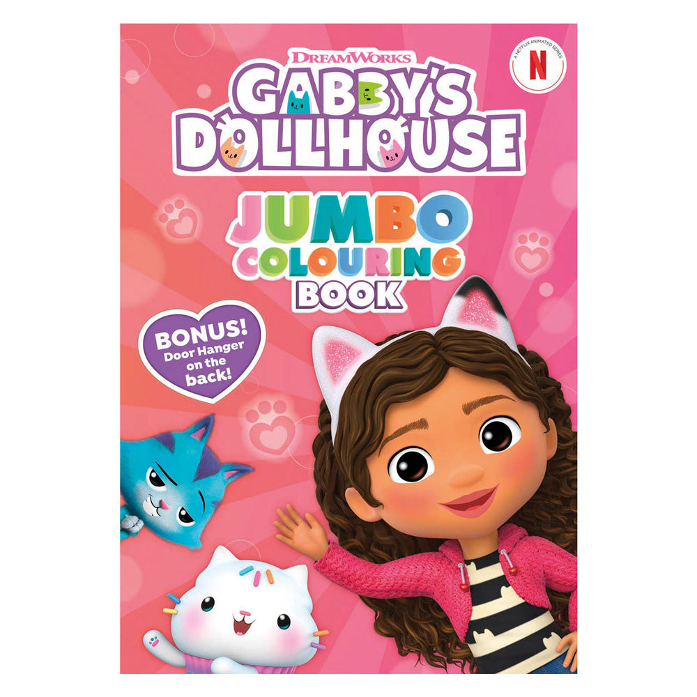 Totum Gabbys Jumbo-Puppenhaus-Malbuch