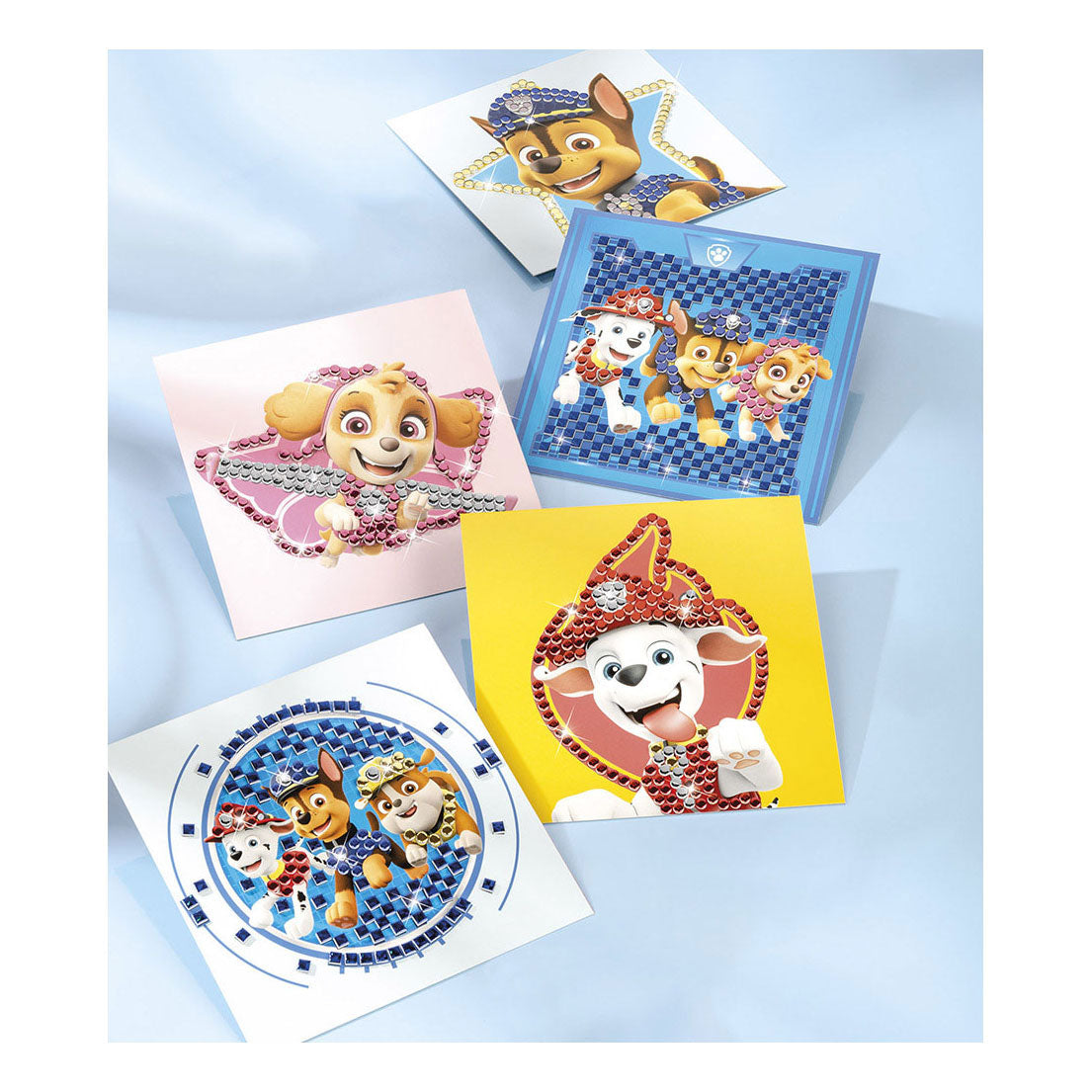 Totum 3in1 Paw Patrol Strijk Kalen, Gypsis Gieten und Pixelkunst Craft Set
