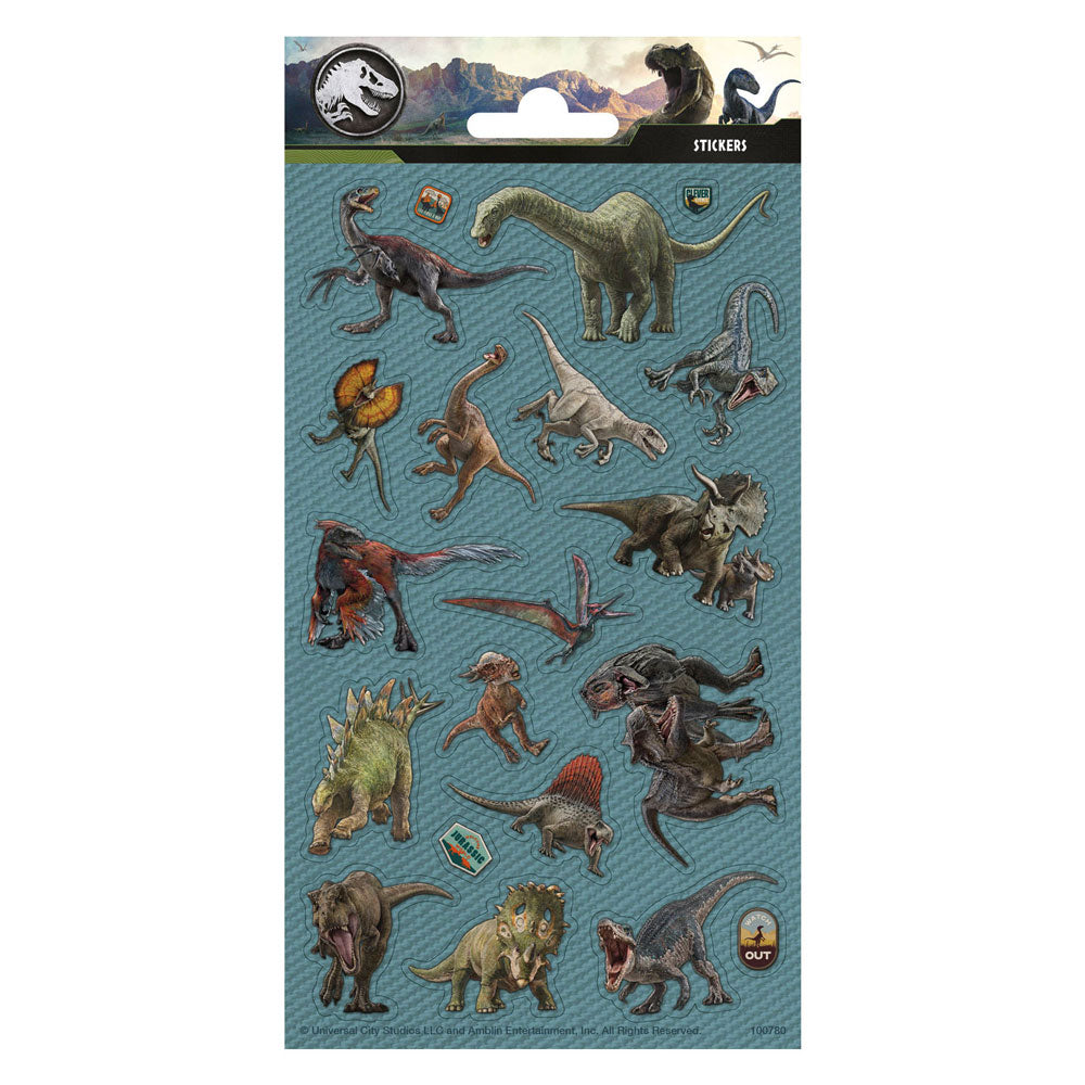 Totum Stickerbogen Jurassic World