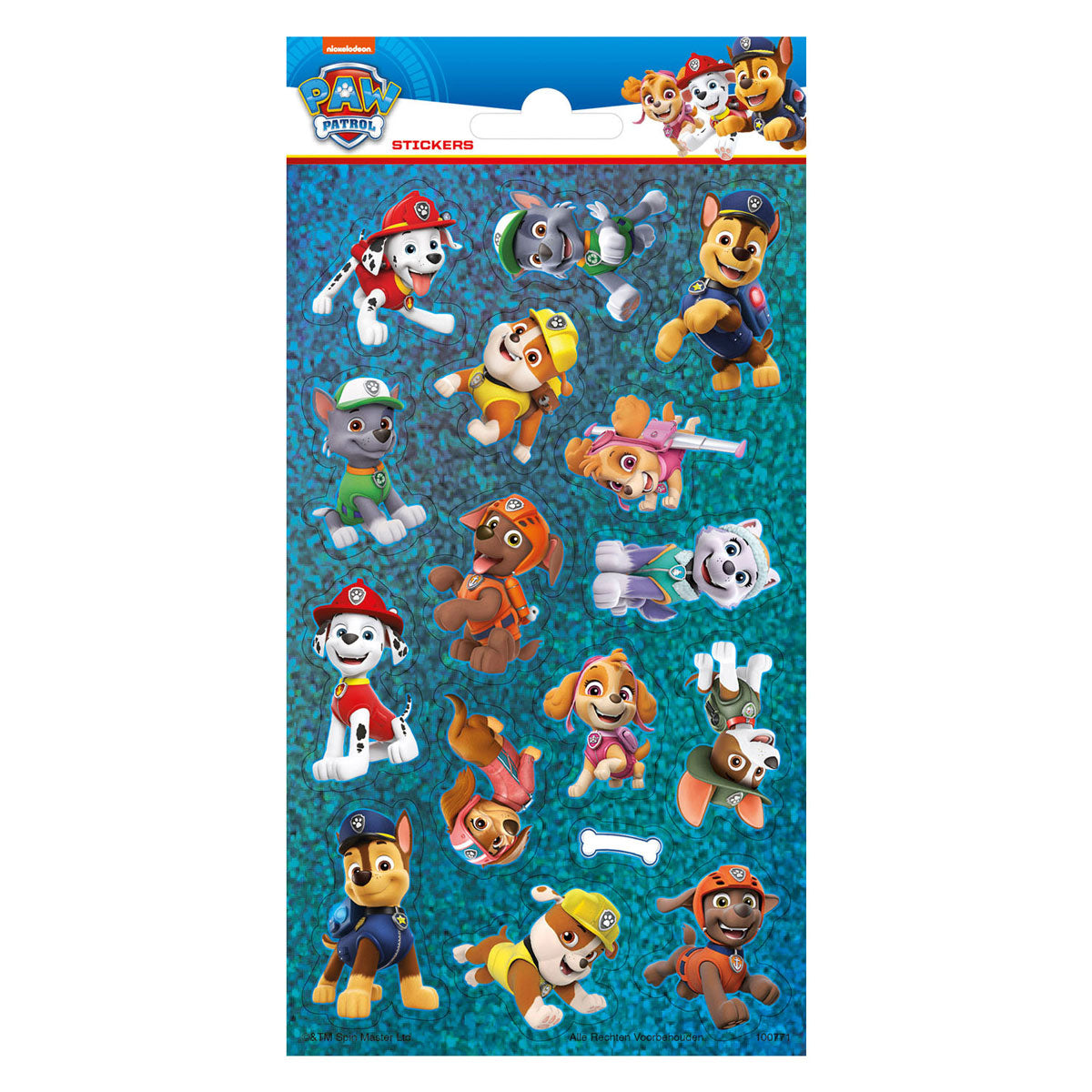 Totum-Aufkleberbogen Laser Paw Patrol
