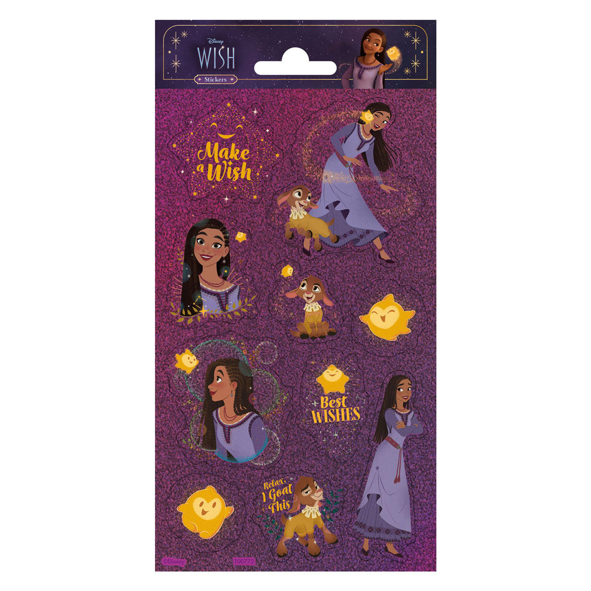 Totum-Aufkleberblatt, Laser-Disney-Wunsch
