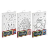 Creative craft group schilderen op nummer canvas kerstmis - 29,7x19,5cm