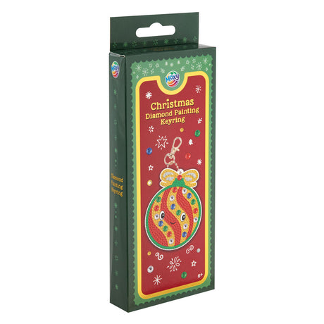 Creative craft group diamond painting sleutelhanger kerstmis