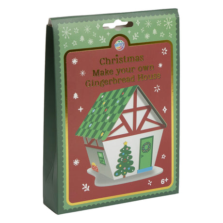 Creative craft group maak je eigen foam gemberhuis kerstmis met stickers