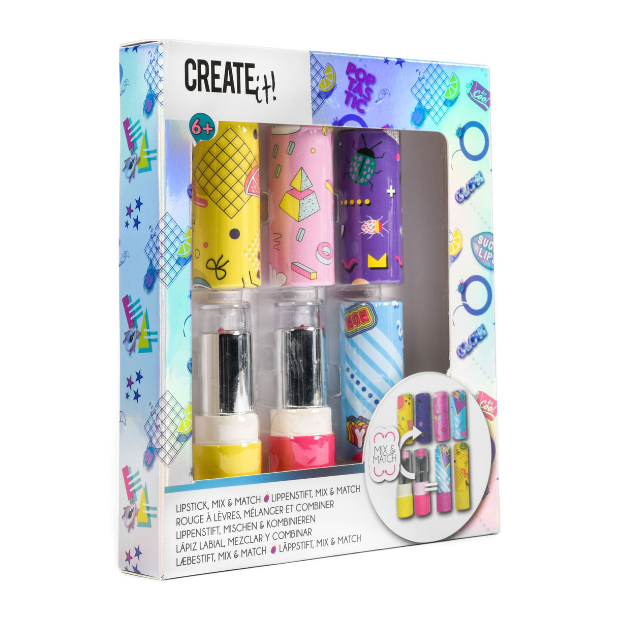 Erstellen Sie es! Lippenstift Poptastic Mix and Match Girls 6-Piece