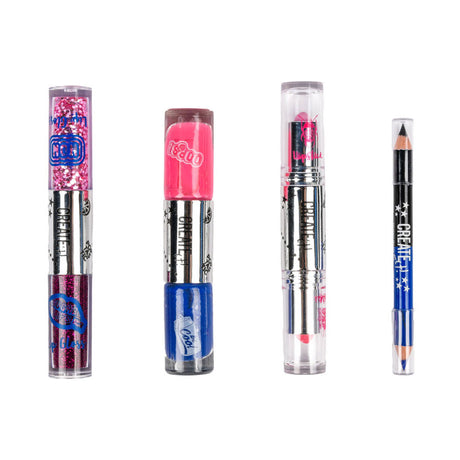 Erstelle es! Poptastisches doppelseitiges Make-up-Set