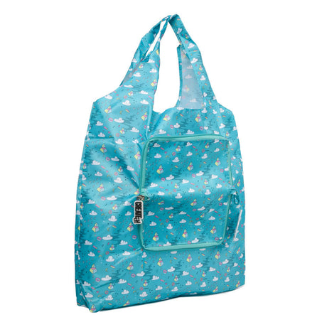 Erstelle es! Poptastic faltbarer Shopper – Türkis