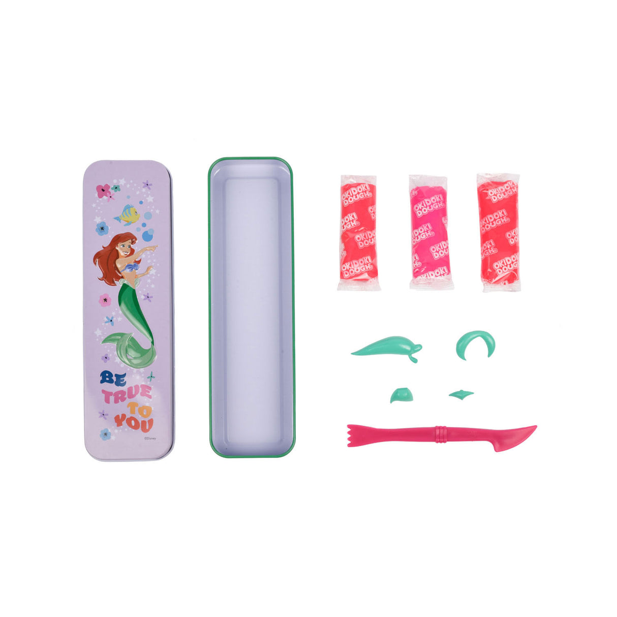 Canenco Disney Princess Okidoki Ton-Aufbewahrungsdose 3D mit Zubehör