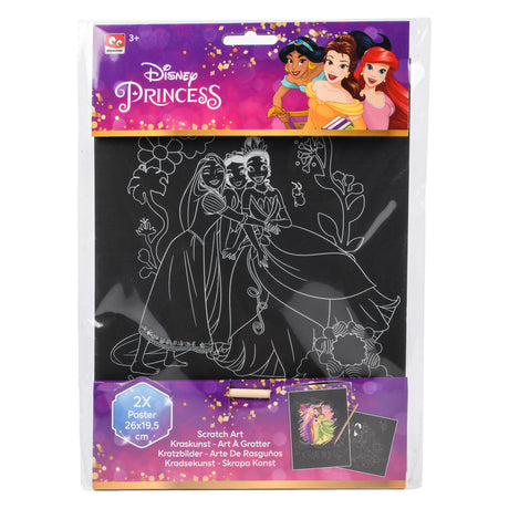 Canenco Disney Princess Kratzbilder, 2 Stück.