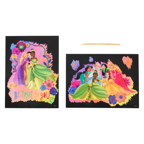 Canenco Disney Princess Kratzbilder, 2 Stück.