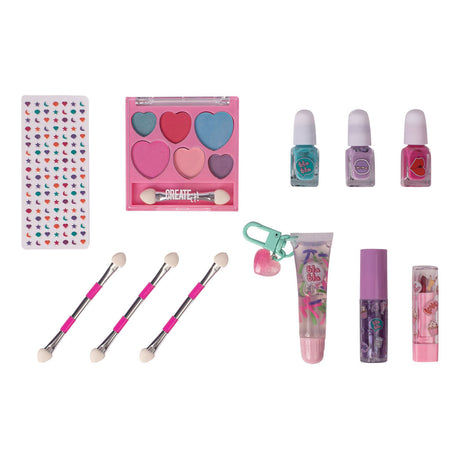 Erstellen Sie es! Schönheits -Make -up -Tasche mit Inhalt