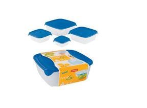Curver een set vierkante containers 4szt
